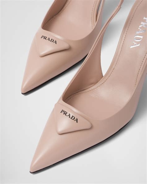 Prada slingback shoes pink